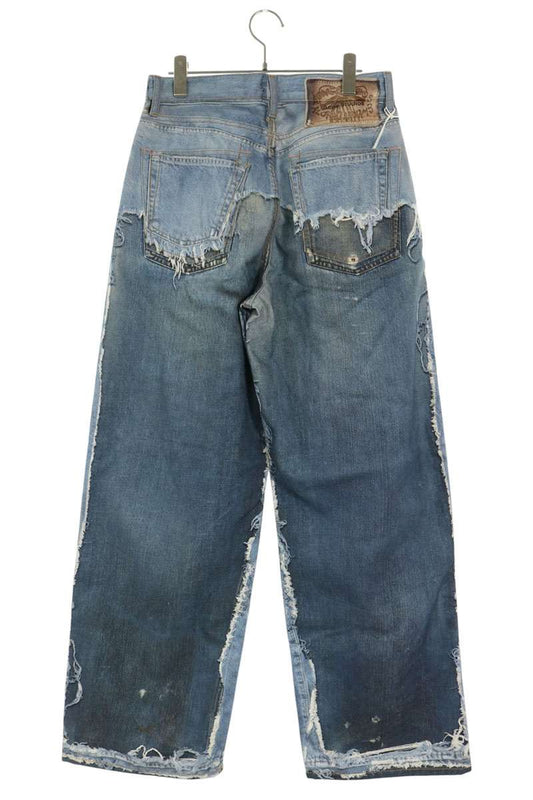 ACNE STUDIOS Trompe L'oeil Denim Jeans Size S
