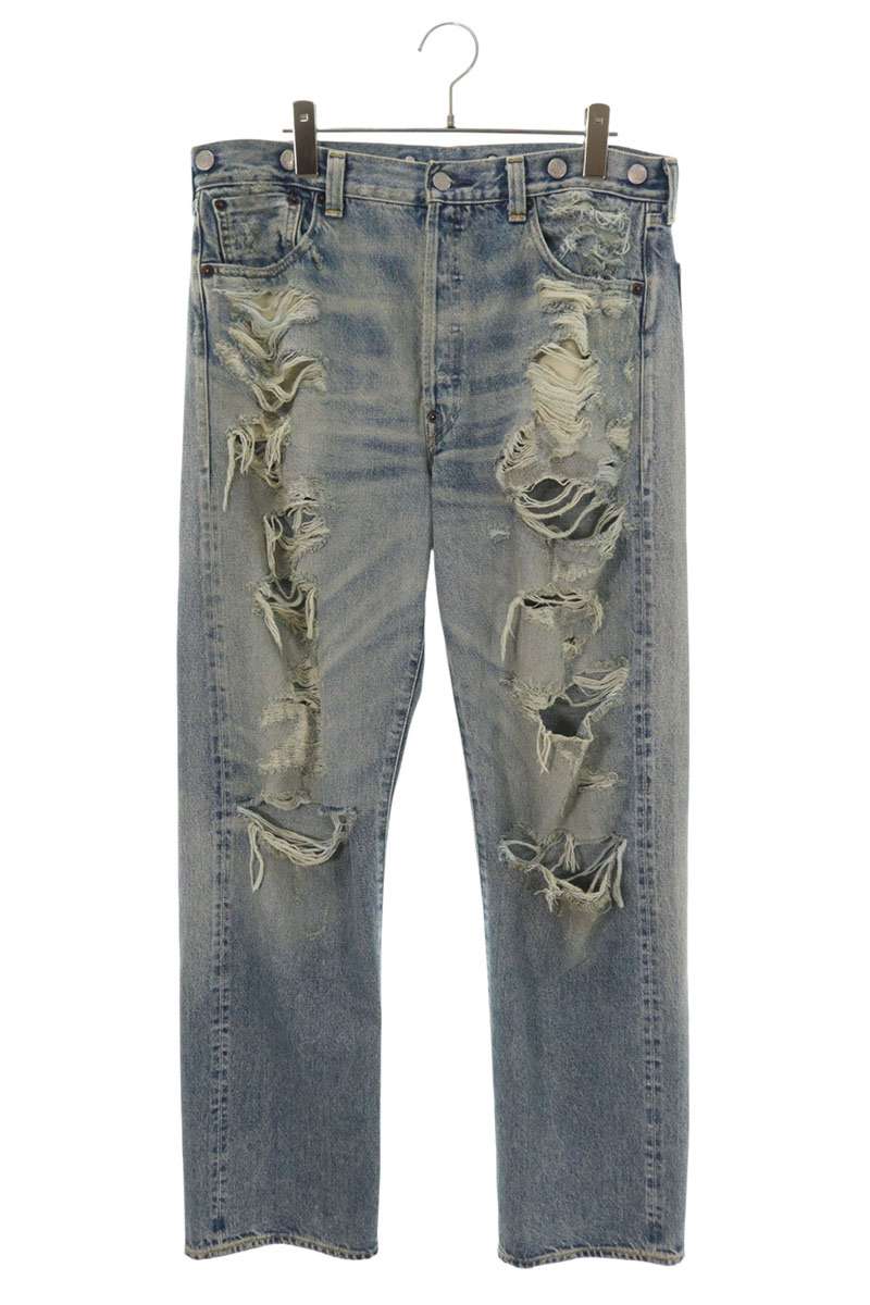 KENZO 501 1933 Distressed Denim Jeans Blue Size 32
