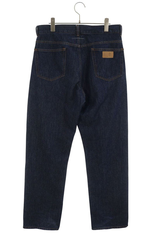 MM6 26AW Distressed Double Knee Jeans Indigo Blue Size 30