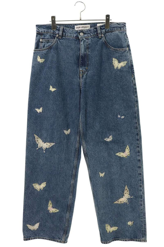 OUR LEGACY VAST CUT Butterfly Jeans Indigo Size 32