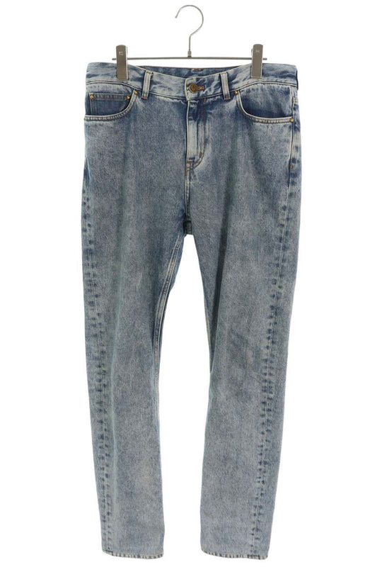 LOUISVUITTON 24SS Washed Straight Denim Blue Size 31