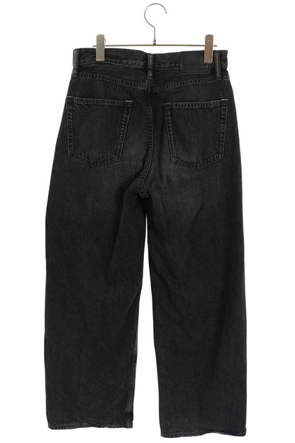 ACNE STUDIOS Black Loose Fit Button Fly Denim Size 34