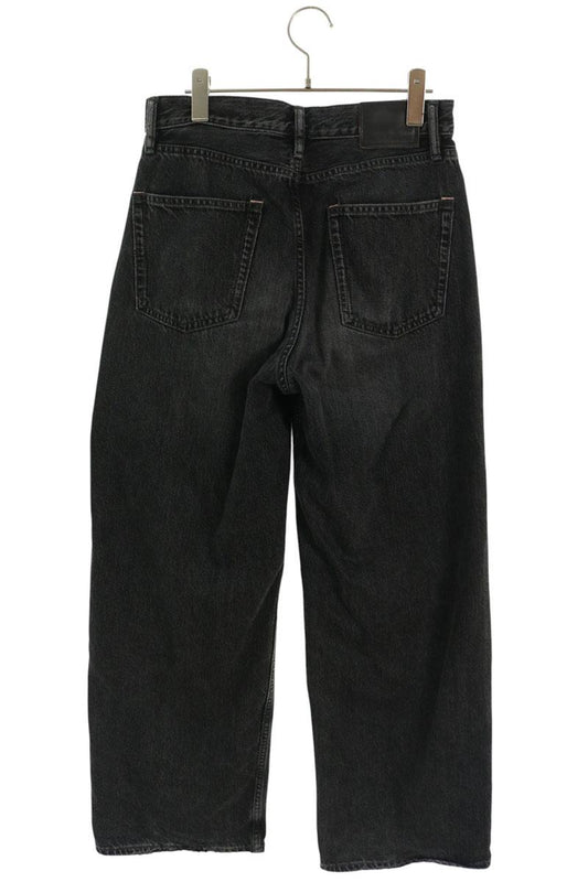 ACNE STUDIOS Black Loose Fit Button Fly Denim Size 34
