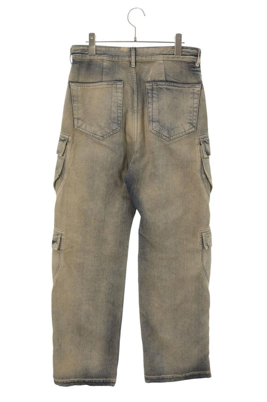 DRKSHDW Washed Double Cargo Denim Pants Gray Size 28