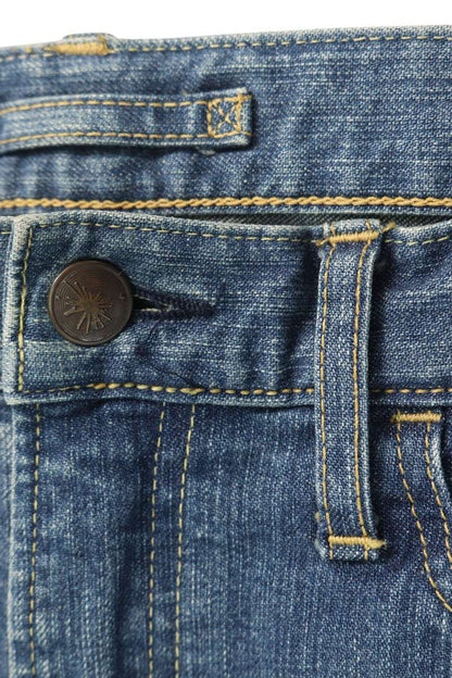 MIHARAYASUHIRO Leather Patch Indigo Jeans Size 46