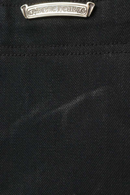 Chrome Hearts KS FIT Cropped Denim Black Pants Size 29