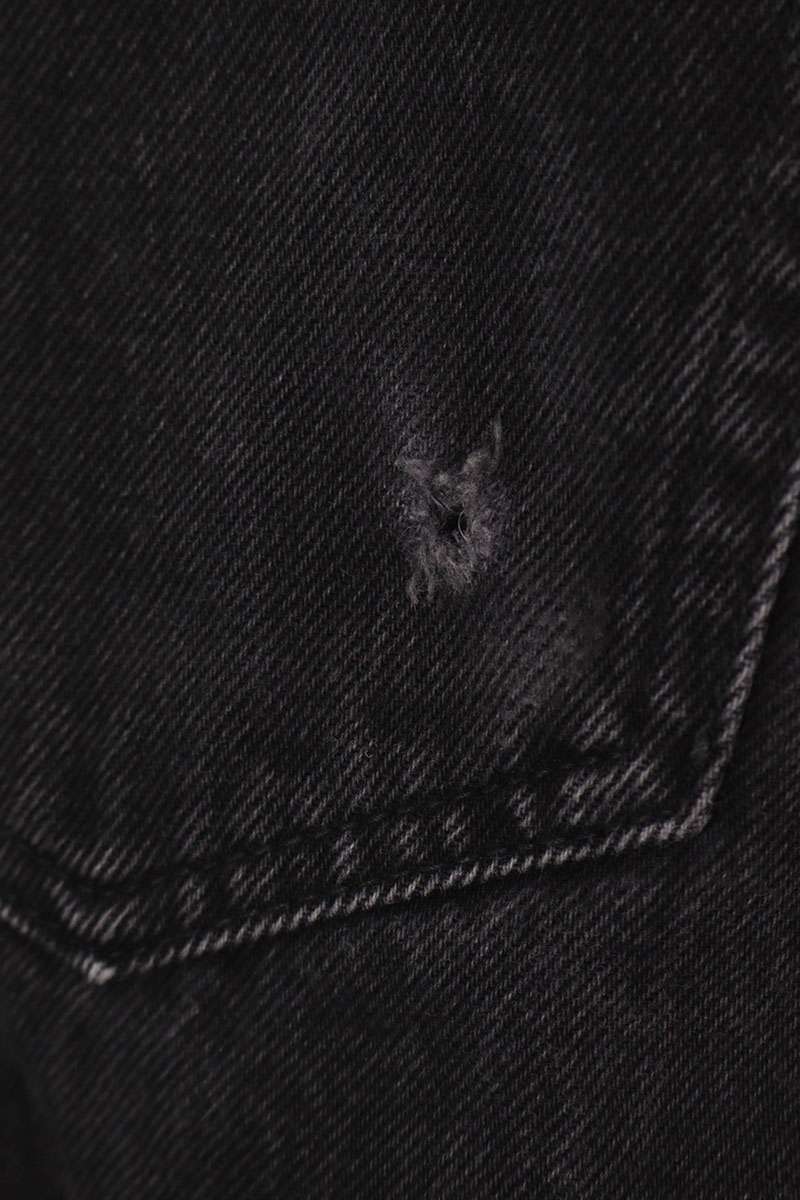SUPREME Washed Regular Slim Black Jeans Size 30
