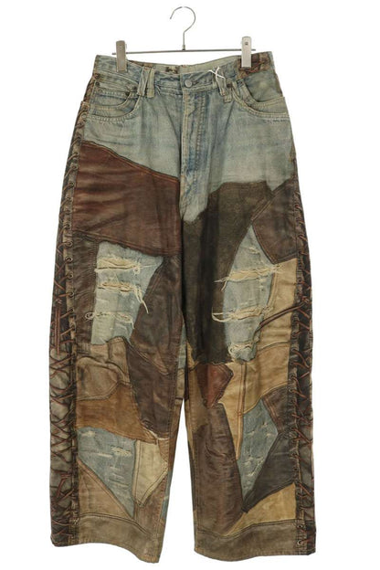 ACNE STUDIOS Transfer Print Super Baggy Denim Multi Size 44
