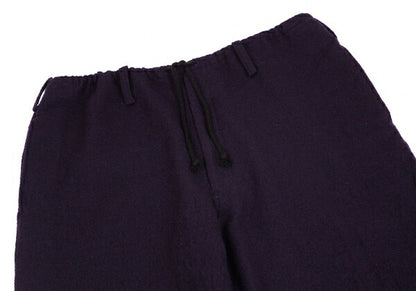 Yohji Yamamoto POUR HOMME Shrunk Wool Pants Navy Size 2