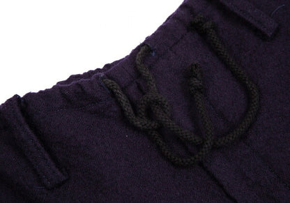 Yohji Yamamoto POUR HOMME Shrunk Wool Pants Navy Size 2