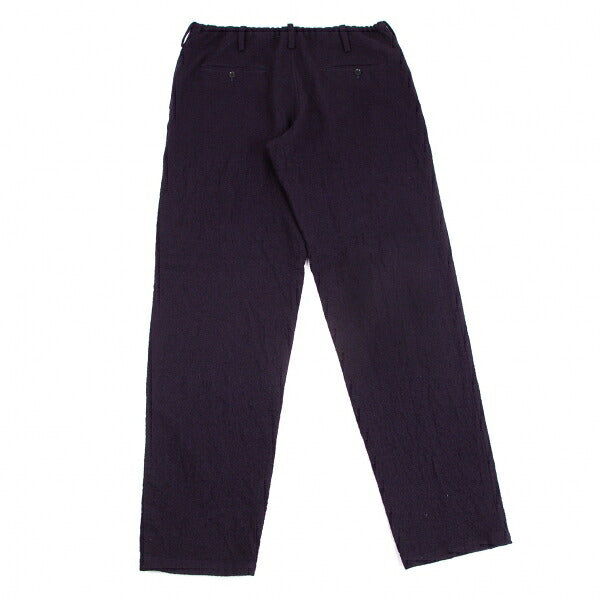 Yohji Yamamoto POUR HOMME Shrunk Wool Pants Navy Size 2