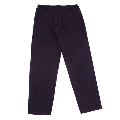Yohji Yamamoto POUR HOMME Shrunk Wool Pants Navy Size 2