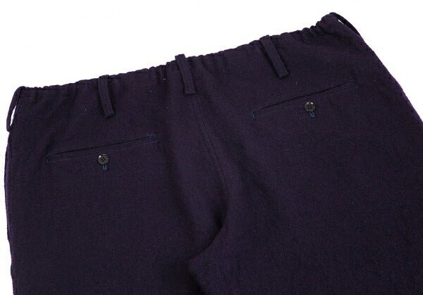 Yohji Yamamoto POUR HOMME Shrunk Wool Pants Navy Size 2