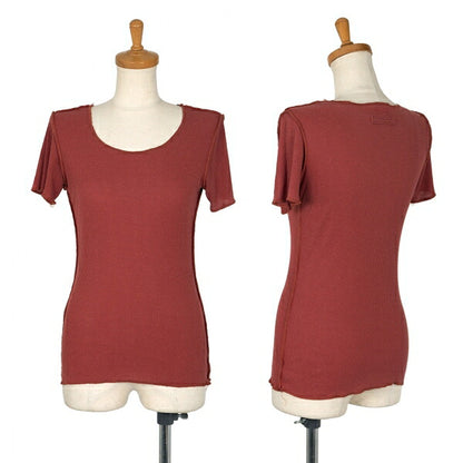 Jean Paul GAULTIER FEMME Inside Out T-Shirt Brick Size 40