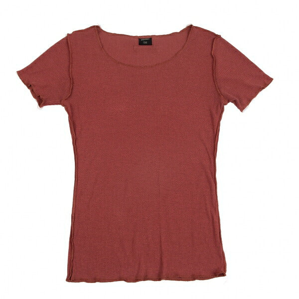 Jean Paul GAULTIER FEMME Inside Out T-Shirt Brick Size 40