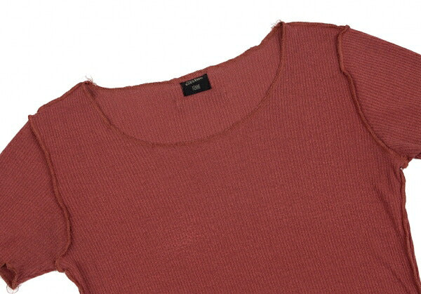 Jean Paul GAULTIER FEMME Inside Out T-Shirt Brick Size 40