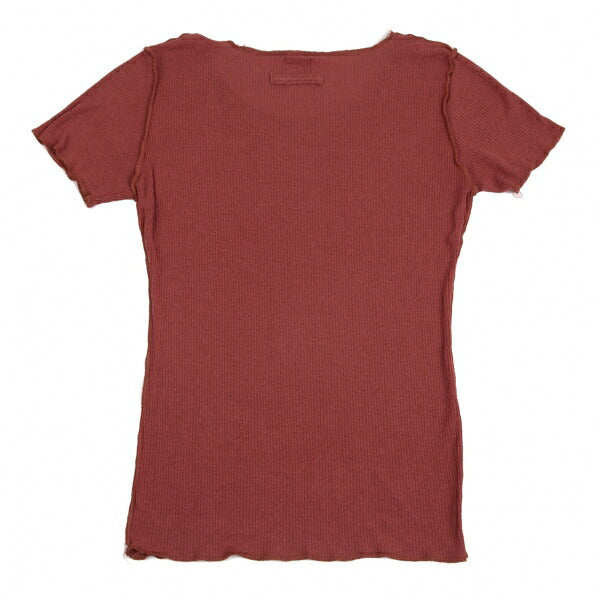 Jean Paul GAULTIER FEMME Inside Out T-Shirt Brick Size 40