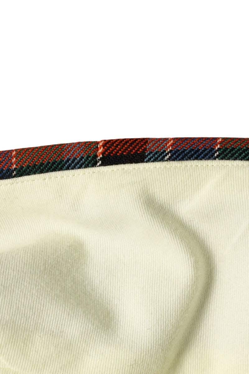 Comme des Garcons Plaid pleated wrap skirt Green Size S