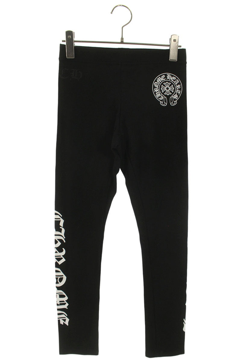 Chrome Hearts Men's black side logo print leggings Black Size US 30