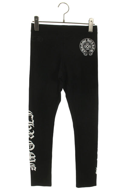 Chrome Hearts Men's black side logo print leggings Black Size US 30