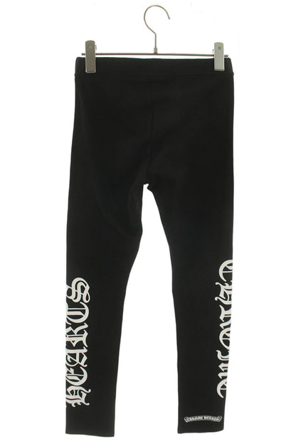 Chrome Hearts Men's black side logo print leggings Black Size US 30