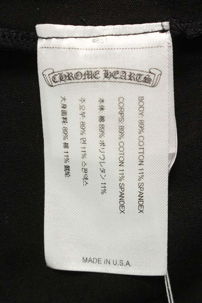 Chrome Hearts Men's black side logo print leggings Black Size US 30