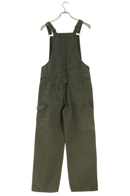 miumiu Garment-Dyed Gabardine Overalls Green Size 38