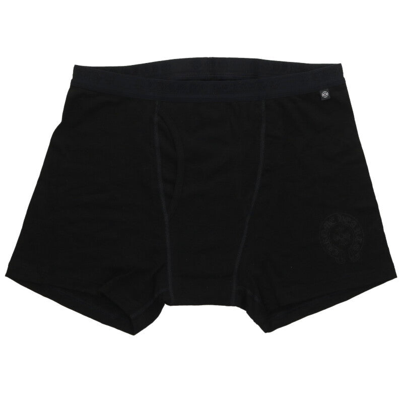 Chrome Hearts Logo Print Boxer Briefs Black Size XXL
