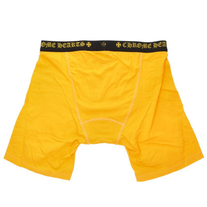 Chrome Hearts Yellow Horseshoe Print Boxer Briefs Pants Size L