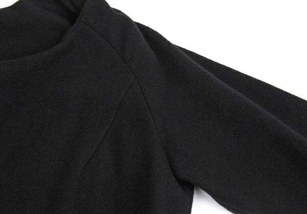 Yohji Yamamoto FEMME Wool Cashmere Fly Coat Black Size 2