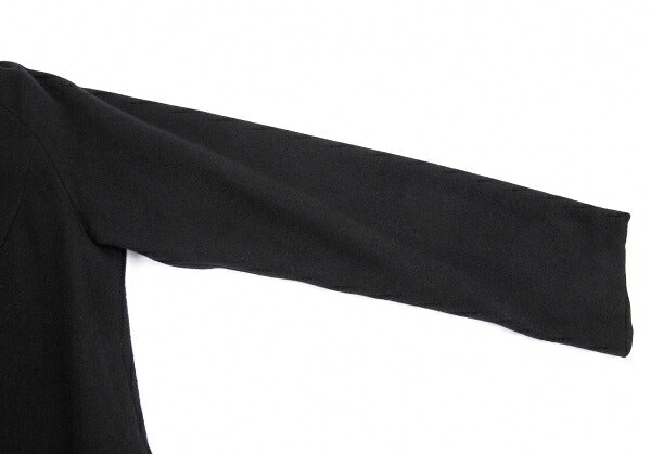 Yohji Yamamoto FEMME Wool Cashmere Fly Coat Black Size 2