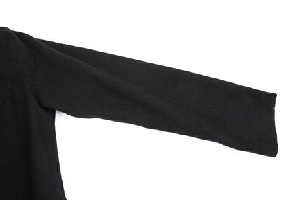 Yohji Yamamoto FEMME Wool Cashmere Fly Coat Black Size 2
