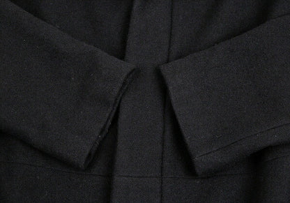 Yohji Yamamoto FEMME Wool Cashmere Fly Coat Black Size 2
