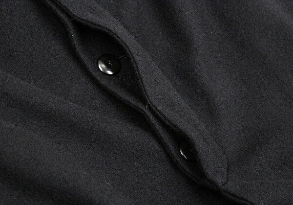 Yohji Yamamoto FEMME Wool Cashmere Fly Coat Black Size 2