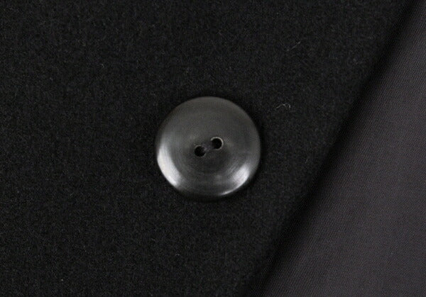 Yohji Yamamoto FEMME Wool Cashmere Fly Coat Black Size 2
