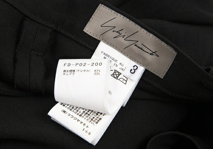 Yohji Yamamoto FEMME 21SS Tencel Cupro Pants Black Size 3