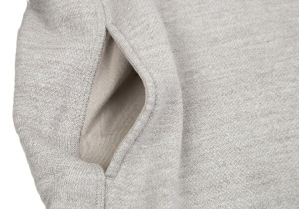 Papas Cotton Poly Logo Embroidered Zip Jacket Gray Size M