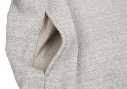 Papas Cotton Poly Logo Embroidered Zip Jacket Gray Size M