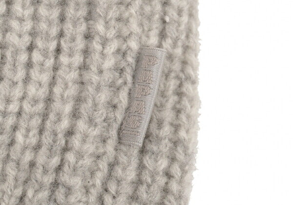 Papas Wool Elbow Patch Low Gauge Sweater Gray Size S