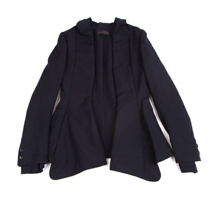 COMME des GARCONS Wool Gabardine Layered Jacket Blue Size M