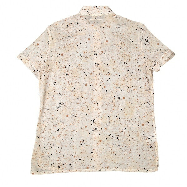 Jean Paul GAULTIER HOMME Beige Splash Sleeve Shirt Size 48