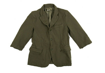 COMME des GARCONS Polyester Dyed 3/4 Jacket Khaki Size S