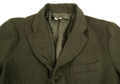 COMME des GARCONS Polyester Dyed 3/4 Jacket Khaki Size S
