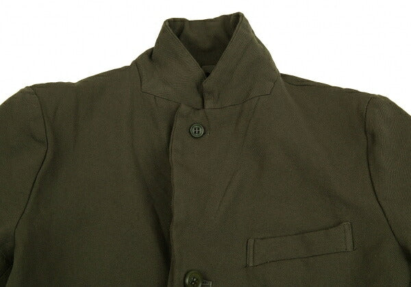 COMME des GARCONS Polyester Dyed 3/4 Jacket Khaki Size S