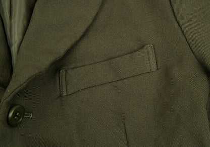 COMME des GARCONS Polyester Dyed 3/4 Jacket Khaki Size S