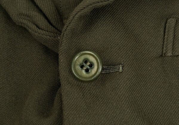 COMME des GARCONS Polyester Dyed 3/4 Jacket Khaki Size S