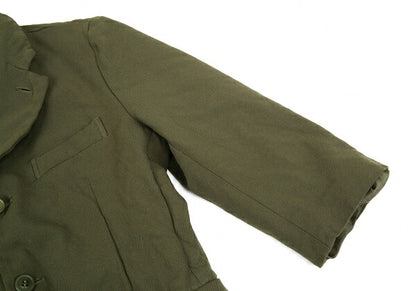 COMME des GARCONS Polyester Dyed 3/4 Jacket Khaki Size S