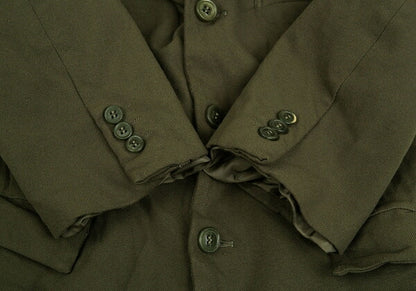 COMME des GARCONS Polyester Dyed 3/4 Jacket Khaki Size S