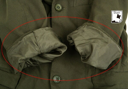 COMME des GARCONS Polyester Dyed 3/4 Jacket Khaki Size S