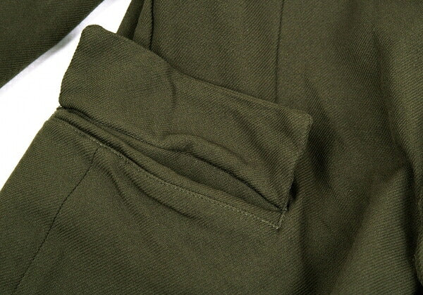 COMME des GARCONS Polyester Dyed 3/4 Jacket Khaki Size S
